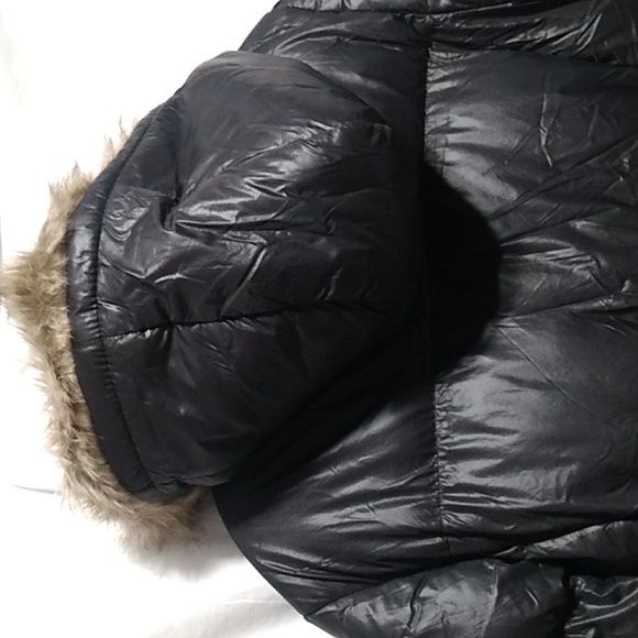 RARE! LJR JR Puffer Coat Zip/Snap Button Closure Sz.L - Picture 9 of 15